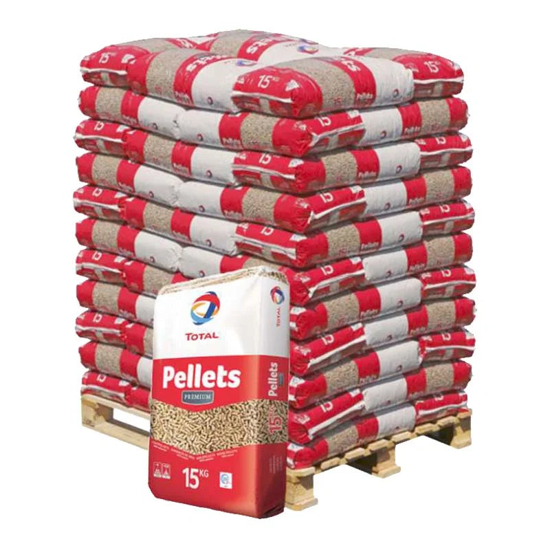 Pellets TotalEnergies Premium ENplus A1 / DINplus – Palet 990 kg (66 sacos)