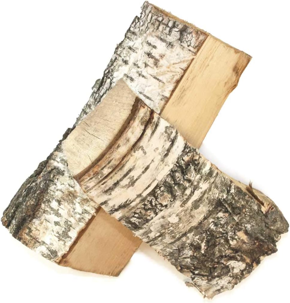 Leña para chimenea, chimenea, barbacoa, estufa, ahumador, madera de abedul, seca, lista para horno