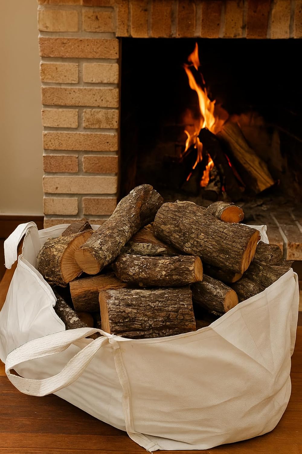 Saca Leña de Encina (650 Kg). Leña para Chimenea, Caldera y/o Estufa. Leñas de Las más duras Que Hay