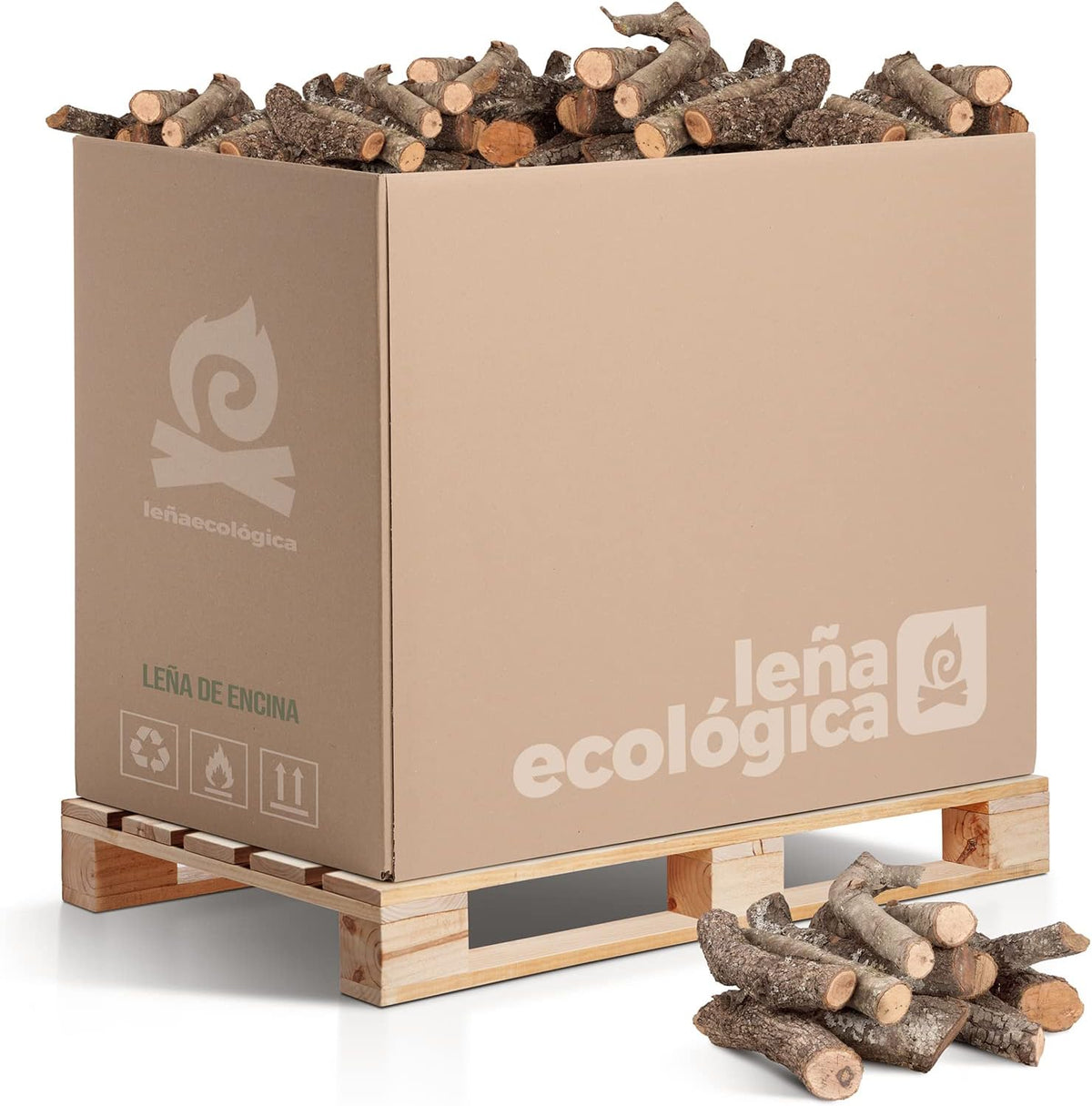 Leña de Encina para Chimeneas, Estufas, Barbacoas y Hornos de Asar.