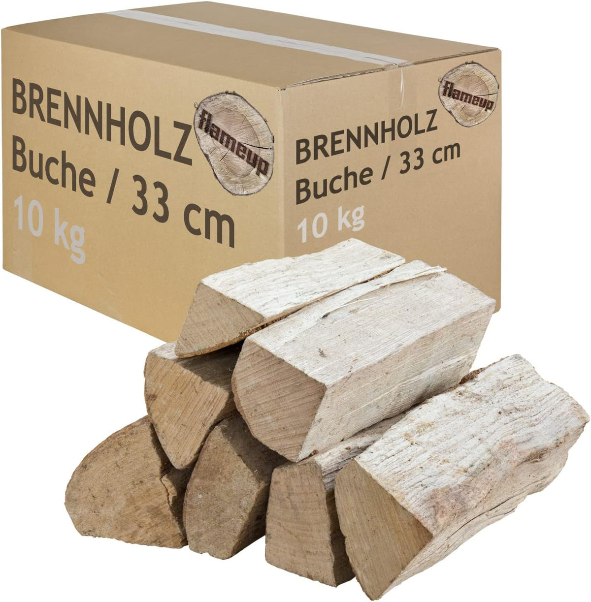 Leña Madera Selección 5-500 kg para Estufa y Chimenea Brasero Parrilla Cesta de Fuego