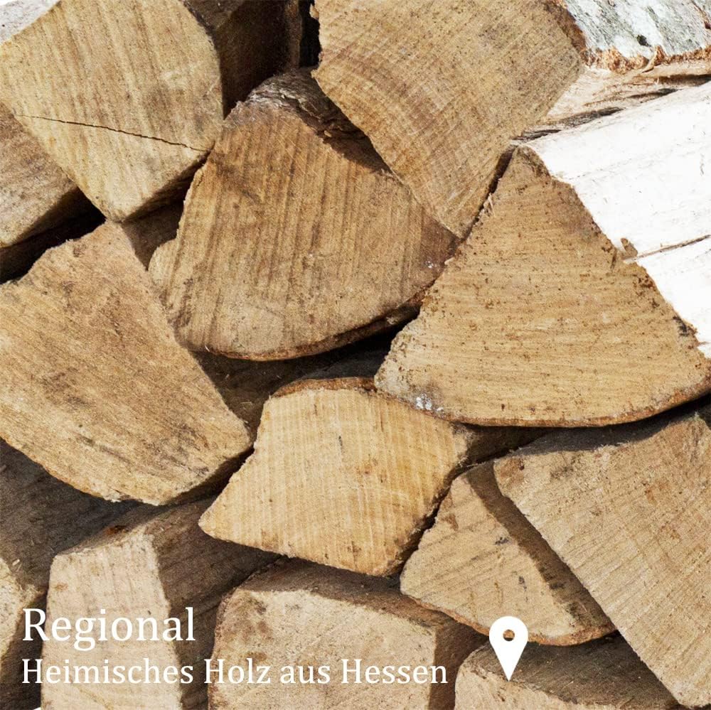 Leña Madera Selección 5-500 kg para Estufa y Chimenea Brasero Parrilla Cesta de Fuego