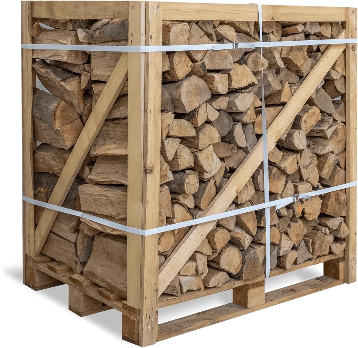 Leña para chimenea, hoguera, barbacoa, estufa, ahumador, madera de haya seca, lista para ser quemada