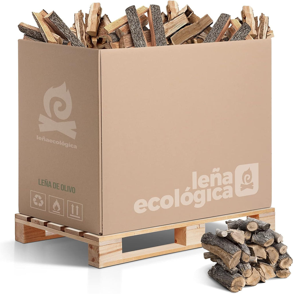 Leña de Olivo para Chimeneas, Estufas, Barbacoas y Hornos de Asar.