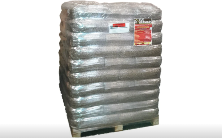 Palé de pellets Sud’ Granulés – 70 sacos de 15 kg