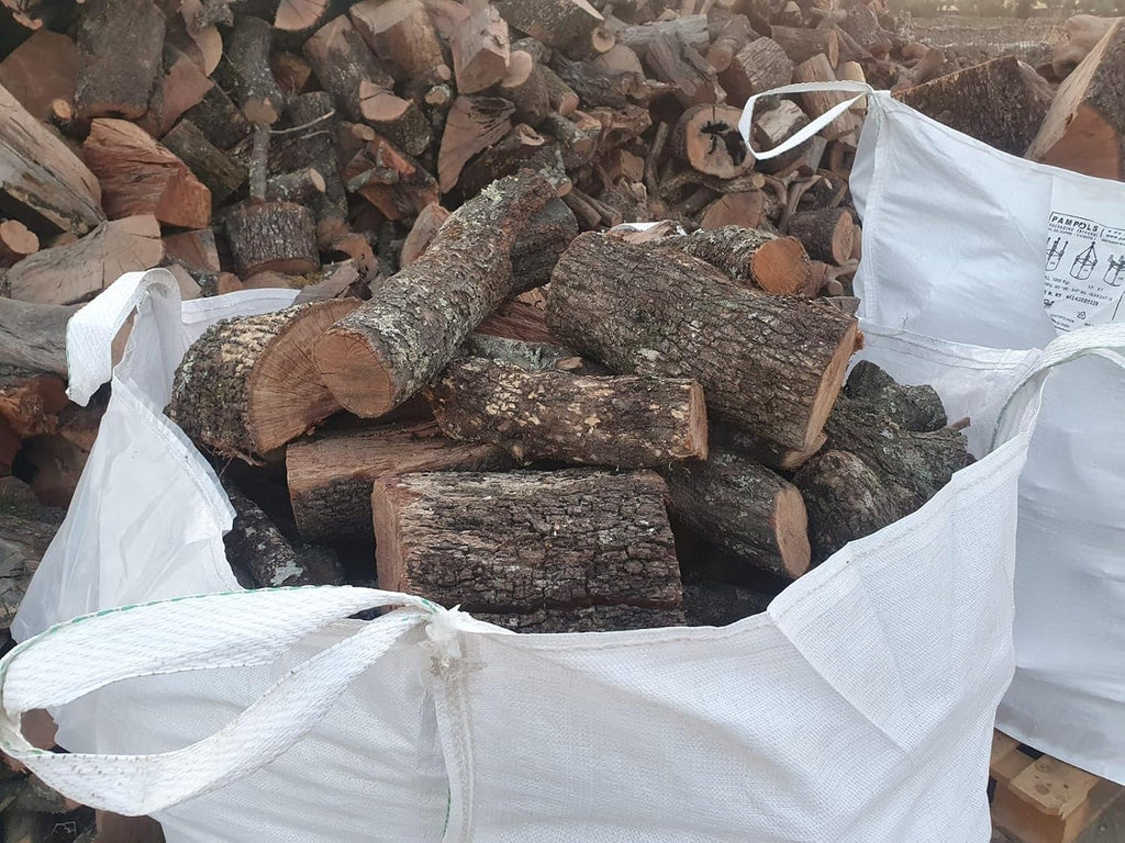 Saca Leña de Encina (650 Kg). Leña para Chimenea, Caldera y/o Estufa. Leñas de Las más duras Que Hay