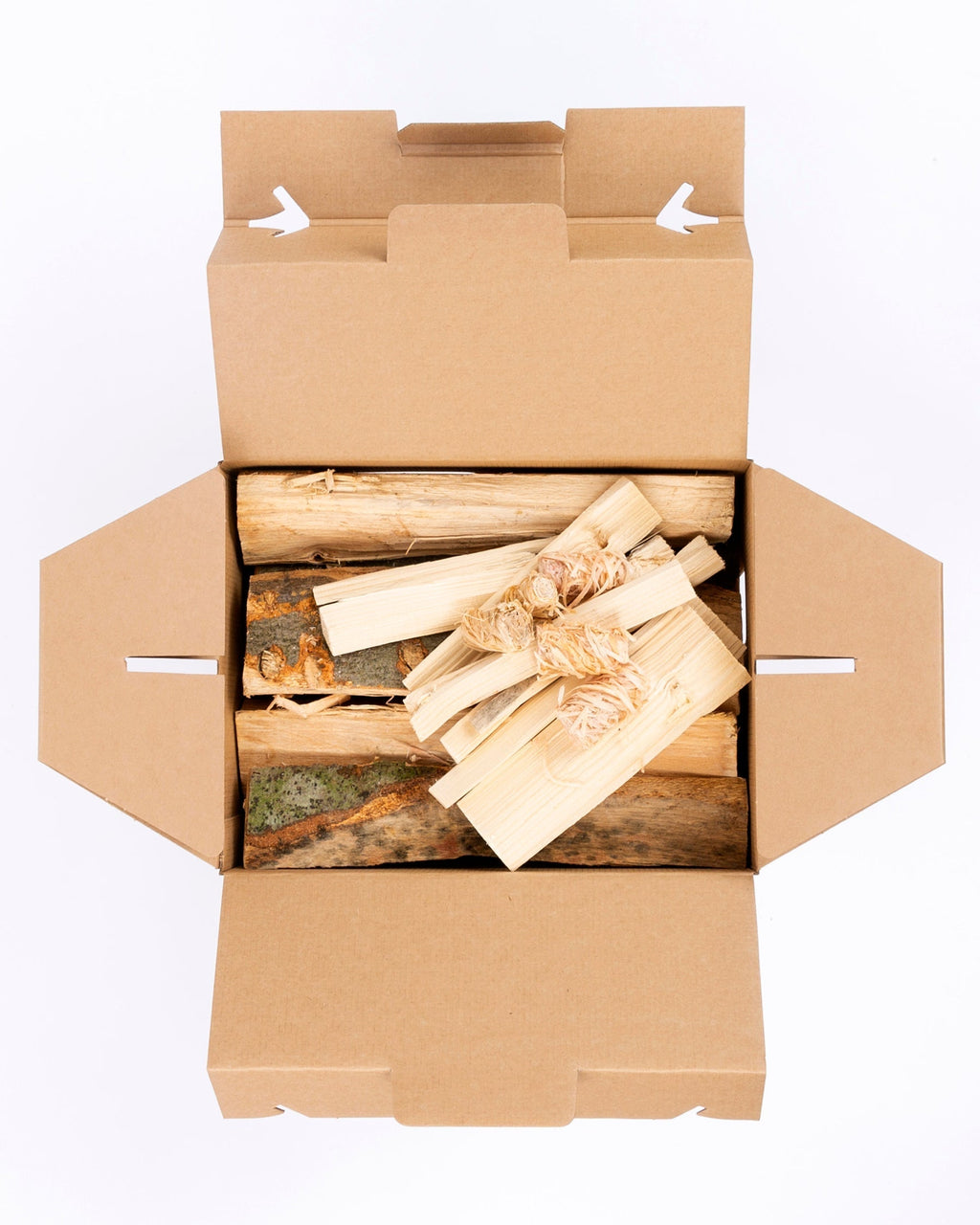 Leña de haya en caja