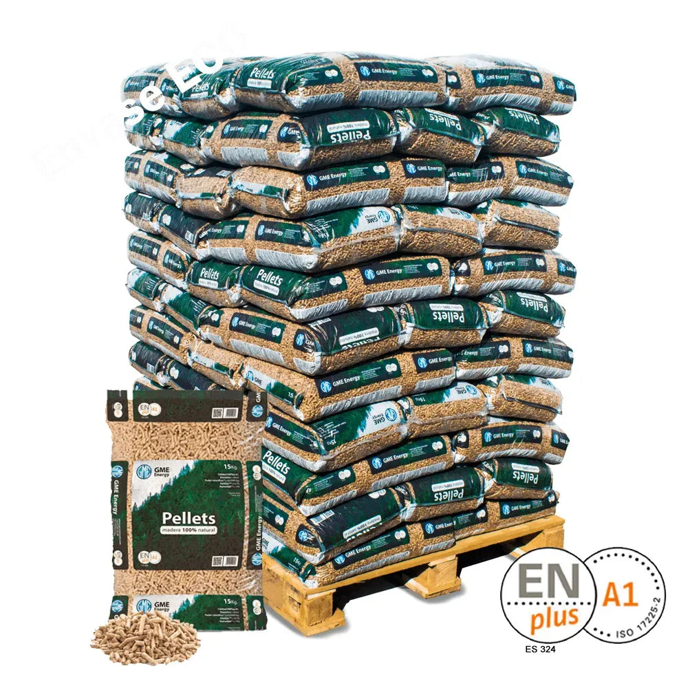 Palet GME WoodPellet de 77 sacos de 15 kg