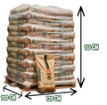 Palé de pellets Badger con 65 sacos de 15 kg