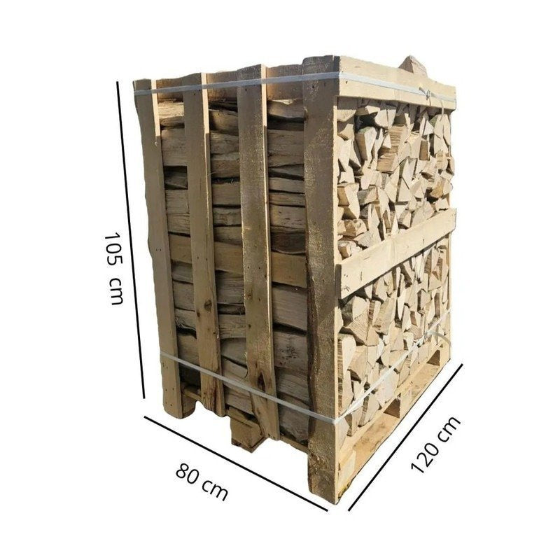Leña de haya de 25 cm – 2 metros cúbicos – secada en horno y lista para la estufa.