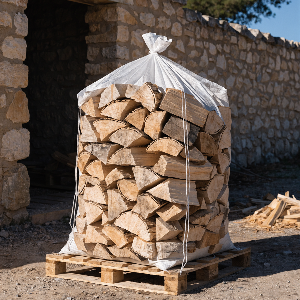 Leña de haya Estándar secado natural – Big Bag 0,75 m³