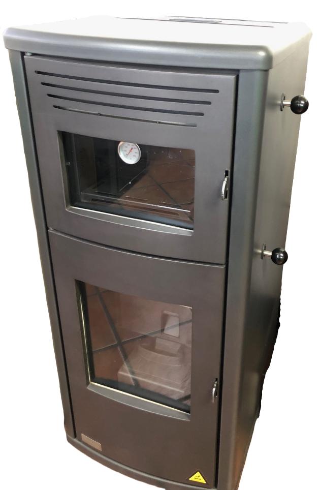 Hidroestufa de leña Teba TP-30 con horno